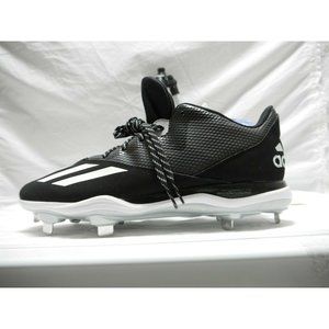 Adidas Dual Threat 2 Mens Baseball Cleats F37751 size 12 Black white
